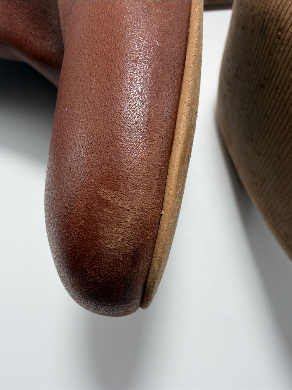 Lucky Brand Sheirin Brown Leather Block Heel Ankle Boots Size 10 - Picture 7 of 11